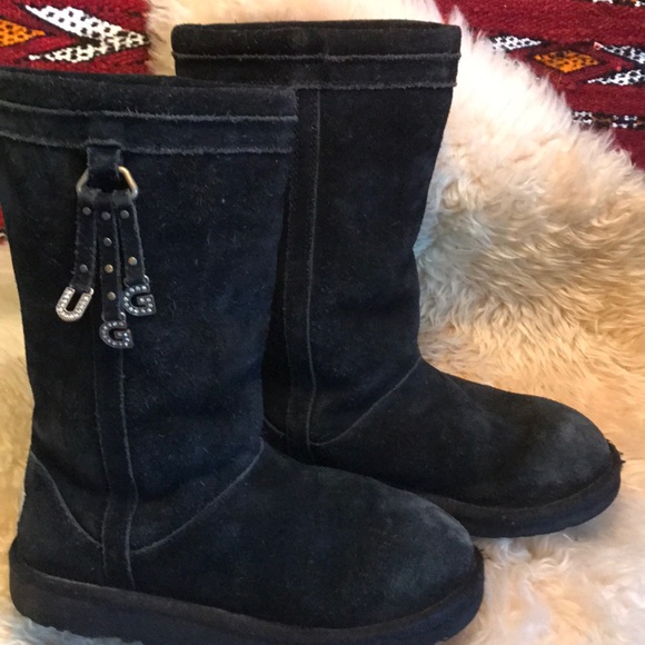 Uggs Australia Larynn & shearling US 4 suede boot - Picture 1 of 8
